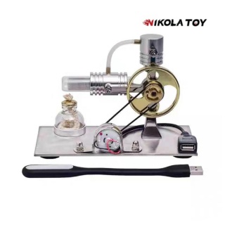 Silnik Stirlinga NikolaToy generator cieplny, model, zestaw edukacyjny USB. NK-25112