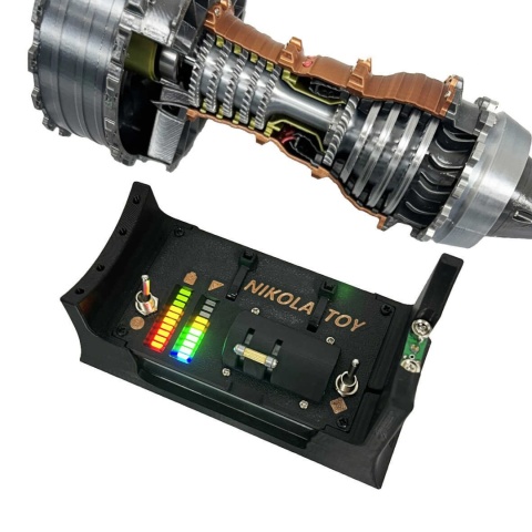 NK-2507 panel kontrolny po włączeniu