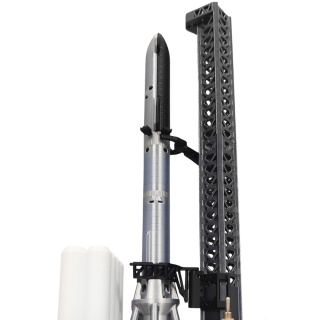 Model rakiety spaceX StarShip NikolaToy NK-2517, dok startowy, składany model 3D
