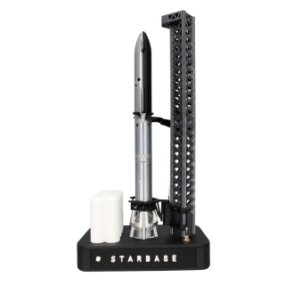 Model rakiety spaceX StarShip NikolaToy NK-2517, dok startowy, składany model 3D