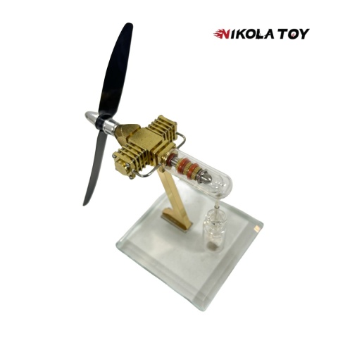 Silnik Stirlinga jako model samolotu. NK-25110