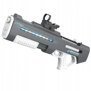 Elektryczny pistolet na wodę NIKOLATOY, efekt LED, akumulator, zasięg 10m
