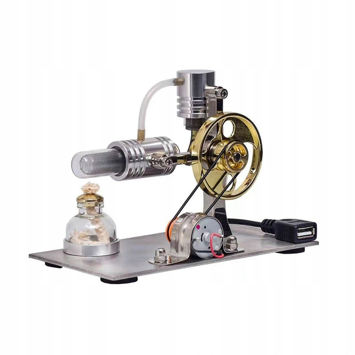 Silnik Stirlinga NikolaToy generator cieplny, model, zestaw edukacyjny USB - obrazek 2
