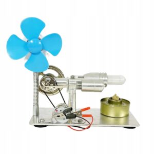 Model Silnika Stirlinga z wiatrakiem, generator, edukacyjny NikolaToy